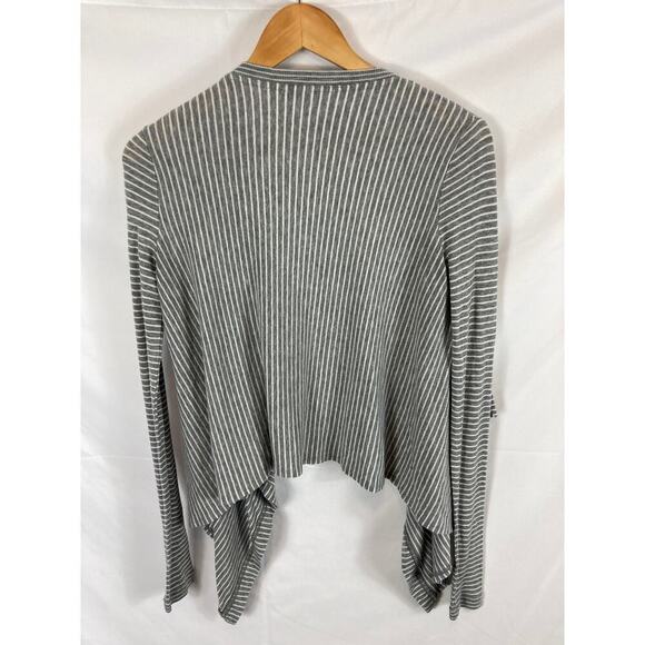 Bcbgmaxazria Angela wrap gray and white stripe size XXS - Picture 6 of 6
